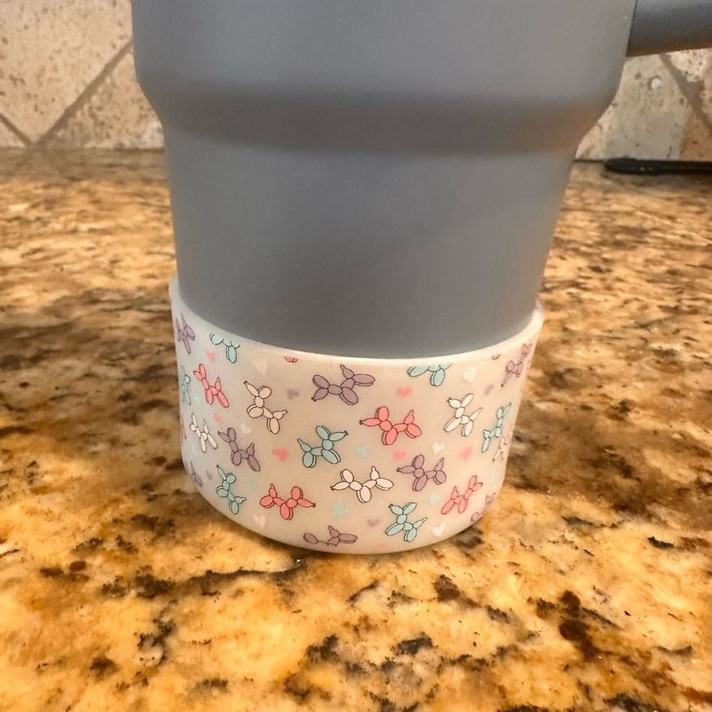 Stanley 30 oz Gray and Red Travel Mug - Picture 2 of 3